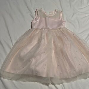 American Princess Light Pink Dress with Pearl Details
